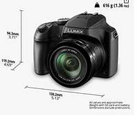 Panasonic LUMIX FZ80 4K Digital Camera - excellent état