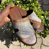 Chaussure homme sandale en cuir