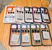 Coque iPhone avec support et protection camera