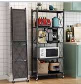 ETAGERE Rangement en Metal Pliable 5 Niveaux