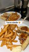 Tacos viande grillée + frites maison croustillantes