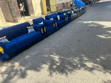 Ensemble salon 7 places Bleu design moderne confort