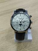 Piaget Montre Quartz Cuir Noir et Marron Chronographe