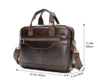 Sac d'ordinateur en Cuir véritable homme