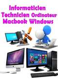 Informaticien Ordinateur Windows et Macbook Réparation