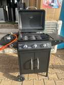 Cadac Barbecue gaz 3 brûleurs noir avec plancha