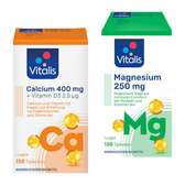 Vitalis Calcium 400 mg + Magnésium 250 mg 150 comprimés