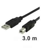Câble Imprimante USB - 3 mètres