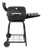Barbecue à charbon avec des roues