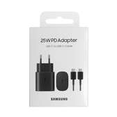 Chargeur Samsung 25W PD Adapter USB-C to USB-C Cable