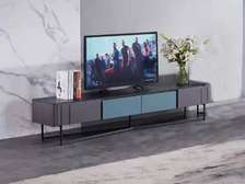 TABLE TV T2035 NOIR/GRIS/VERT 133x73x29