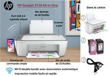 IMPRIMANTE WI-FI HP 2710 (Impression-Scan-copy)