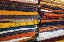 cherche tissus serviettes coloris variés