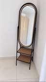 Miroir à poser avec étagères