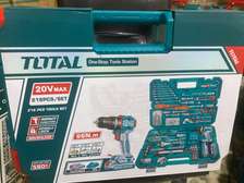 Total 20V Max Coffret 218 pièces avec perceuse brushless
