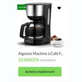 Aigostar Machine à Café Filtre Cafetière Goutte à Goutte