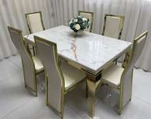 Table a manger 6chaises marbre