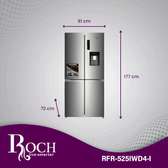 Réfrigérateur Roch side by side 525 litres