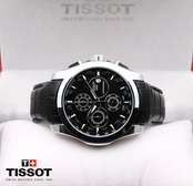 Tissot Chronographe Cuir Noir et Marron