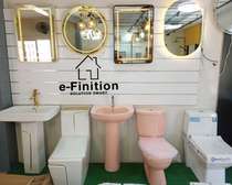 Chaise anglaise et lavabo complet