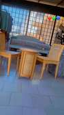 SEN HOME – Ensemble 2 Chaises + Table d’Appoint