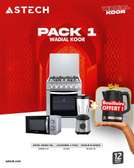 Cuisinière 4 Feux- Micro-Onde- Mixeur Blender