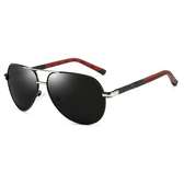 Lunettes de soleil aviateur noires verres foncés UV