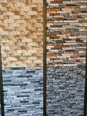 Revêtement mural pierre décorative 3D gris beige marron