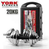 Haltères 20 Kg réglables (2x10 kg) pour musculation