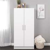 ARMOIRE 2BATTANTS 850X450X750 CM BLANC ARB002