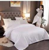 Drap coton blanc et 2 taies