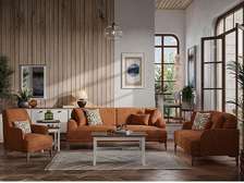 SALON TISSU 6 PLACES LUCY COULEUR KB225,G97 ORANGE