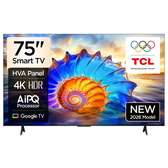 TELEVISEUR TCL 75" SMART GOOGLE TV 4K + VOICE CONTROL