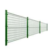 Clôture grillagée verte acier galvanisé jardin