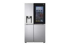 Réfrigérateur Americain LG, porte vitrée InstaView 601L inox