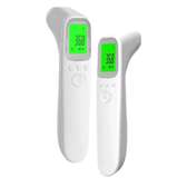 Thermomètre infrarouge sans contact écran LCD blanc