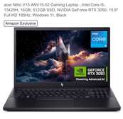 Acer Nitro V15  Rtx 3050