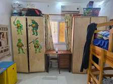 Ensemble chambre enfant lit superposé bois naturel