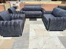 Ensemble canapé 3 pièces gris anthracite design 7places