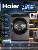 machine à laver Haier 8 kg lavage  anti-allergie