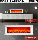 Cheminée électronique à flammes lumière ambiante