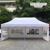 Tente Pliante 6x3 m Bâche Résistante