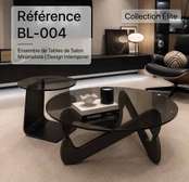 Table Basse Verre Fumé Noir • Salon Design