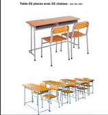 Table 2 places  avec 2 chaises