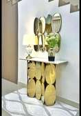 Console de luxe avec miroir