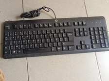 Clavier HP filaire AZERTY USB noir confortable