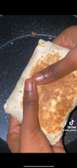 Tacos moyen rapide viande et fromage fondant