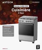Astech cuisinière 4 feux inox 2026