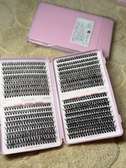 Cils en cluster et cils bandeau