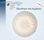 Plafond 30X30 Po Verre Doré Led 18W 4000K Lumen 1440